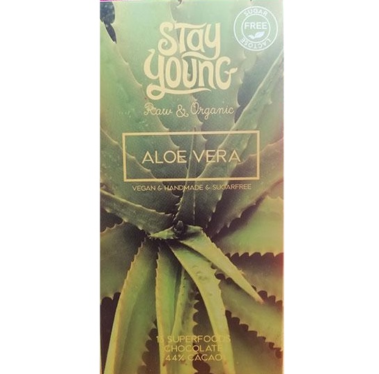 Sugar free dark chocolate bar with aloe 44g