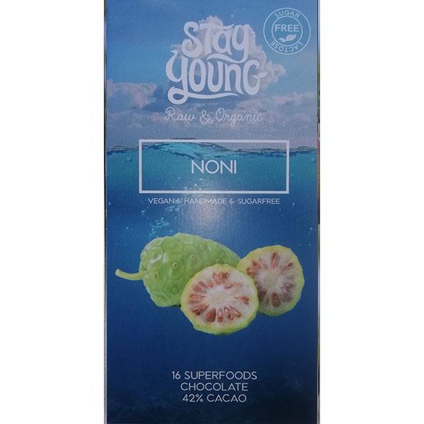 Žalias šokoladas su noni be cukraus 44g