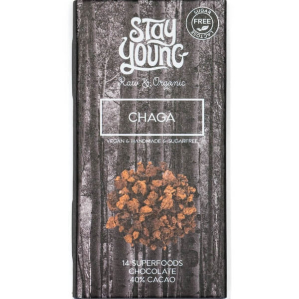 Raw chocolate chaga - sugar free chocolate 44g