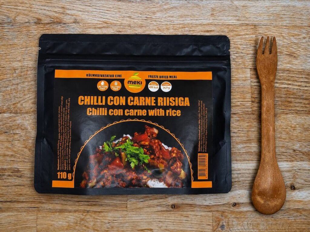 Chilli con carne riisiga
