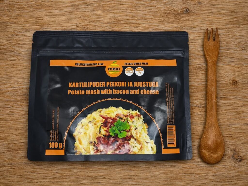 Kartulipuder peekoni ja juustuga