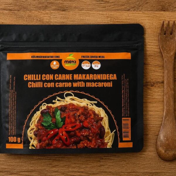 Chilli con carne makaronidega