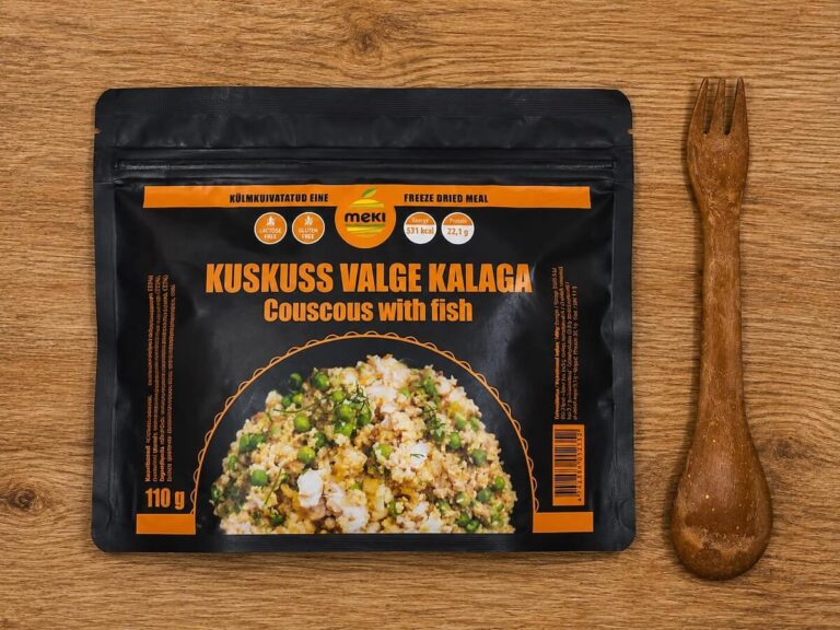 Kuskuss valge kalaga