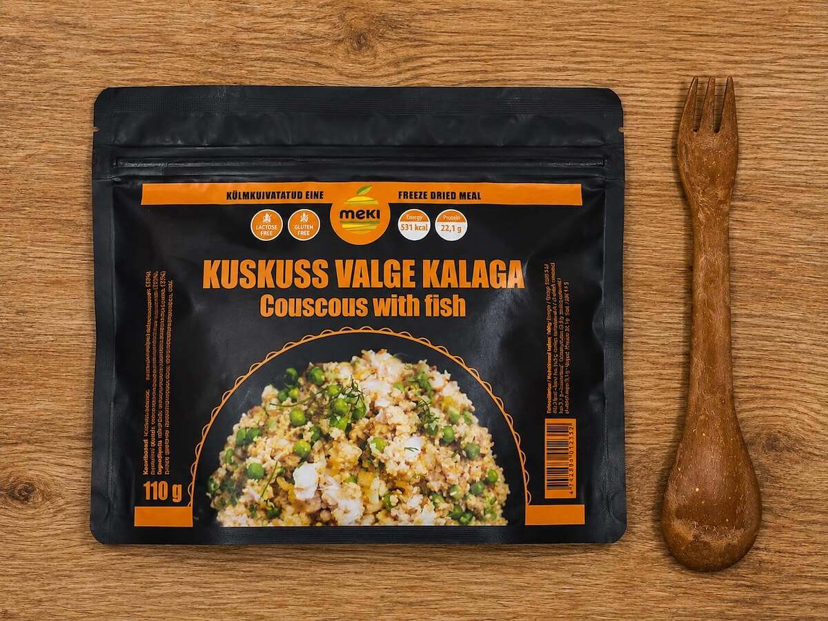 Kuskuss valge kalaga Kuskuss valge kalaga
