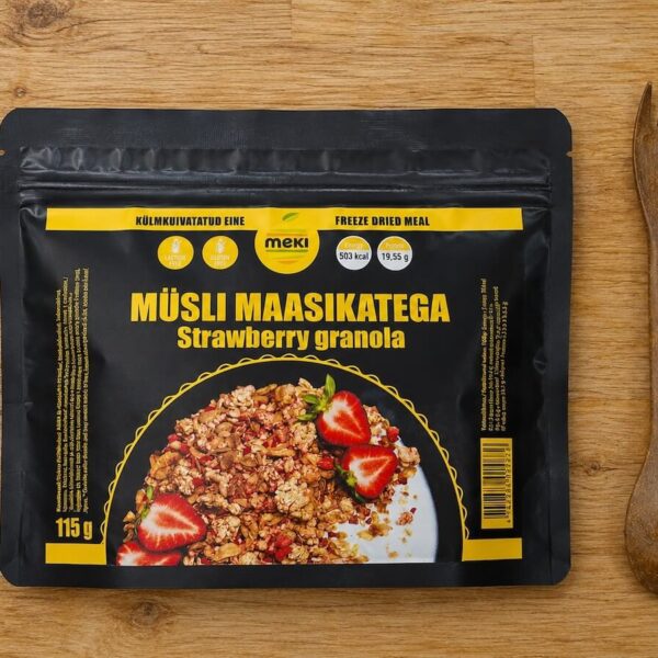 Müsli maasikatega