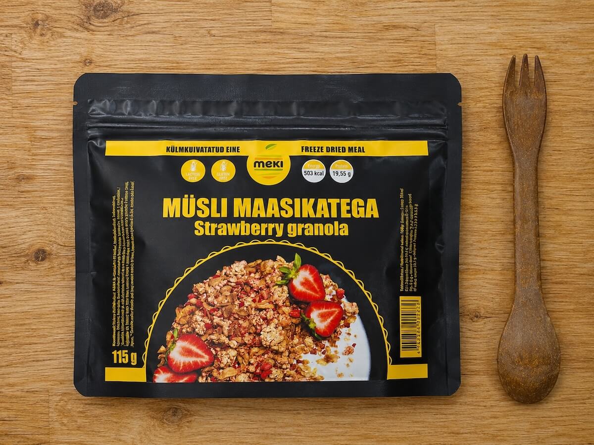 Müsli maasikatega Müsli maasikatega